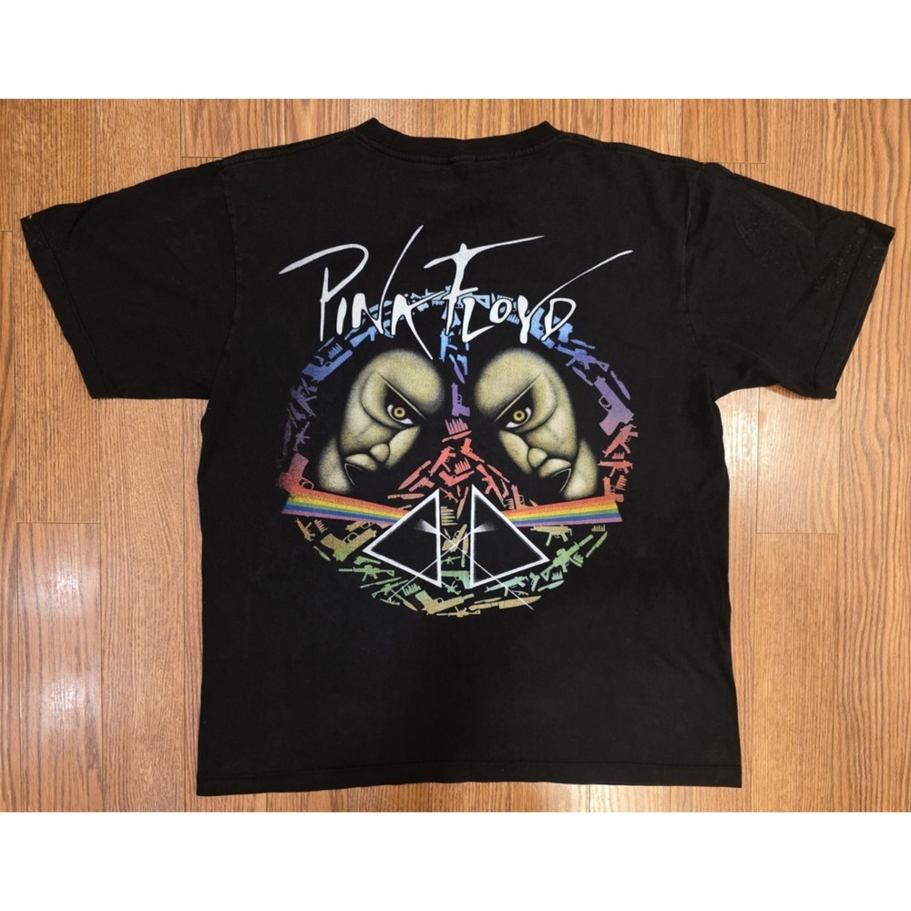 Vintage Pink Floyd Tshirt Mens Size XL? The Division Bell Faded Black‎ READ